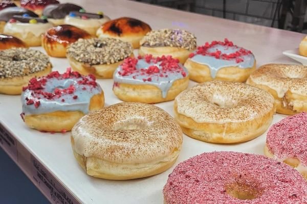 Best doughnuts in Prague: Blue Vegan Pig