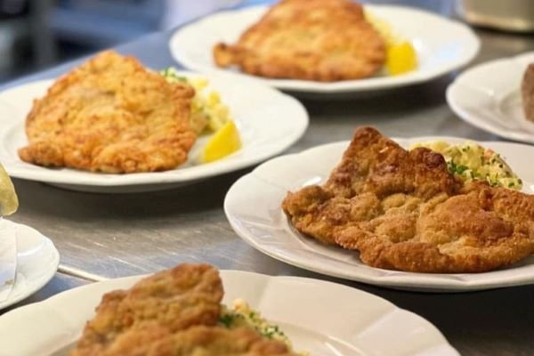 Best schnitzel in Prague: Krystal Bistro