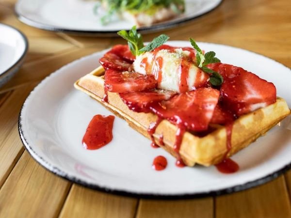 Best Waffles in Prague: SmetanaQ