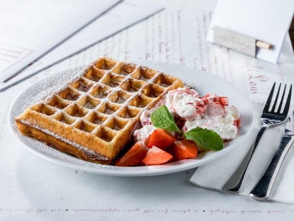 Best Waffles in Prague: Cafe Louvre